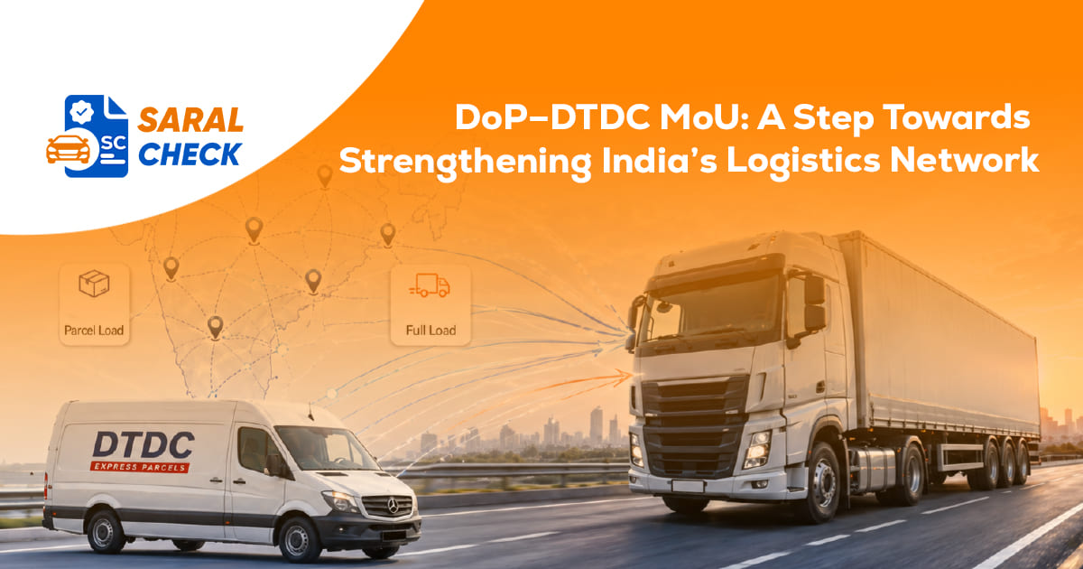 DoP–DTDC MoU: A New Step Toward Trusted Logistics in India