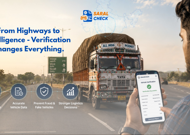 Vehicle Verification Is the New Trust Layer in Digital Logistics