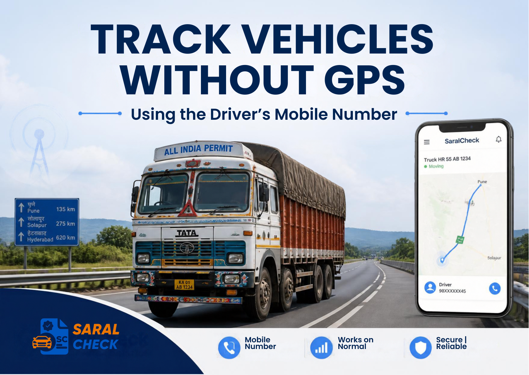 How Mobile Tracking Helps Transporters Track Vehicles Without GPS